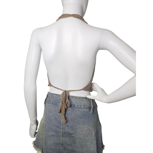 Handmade Knit‎ Drape Neck Top - Picture 7 of 8